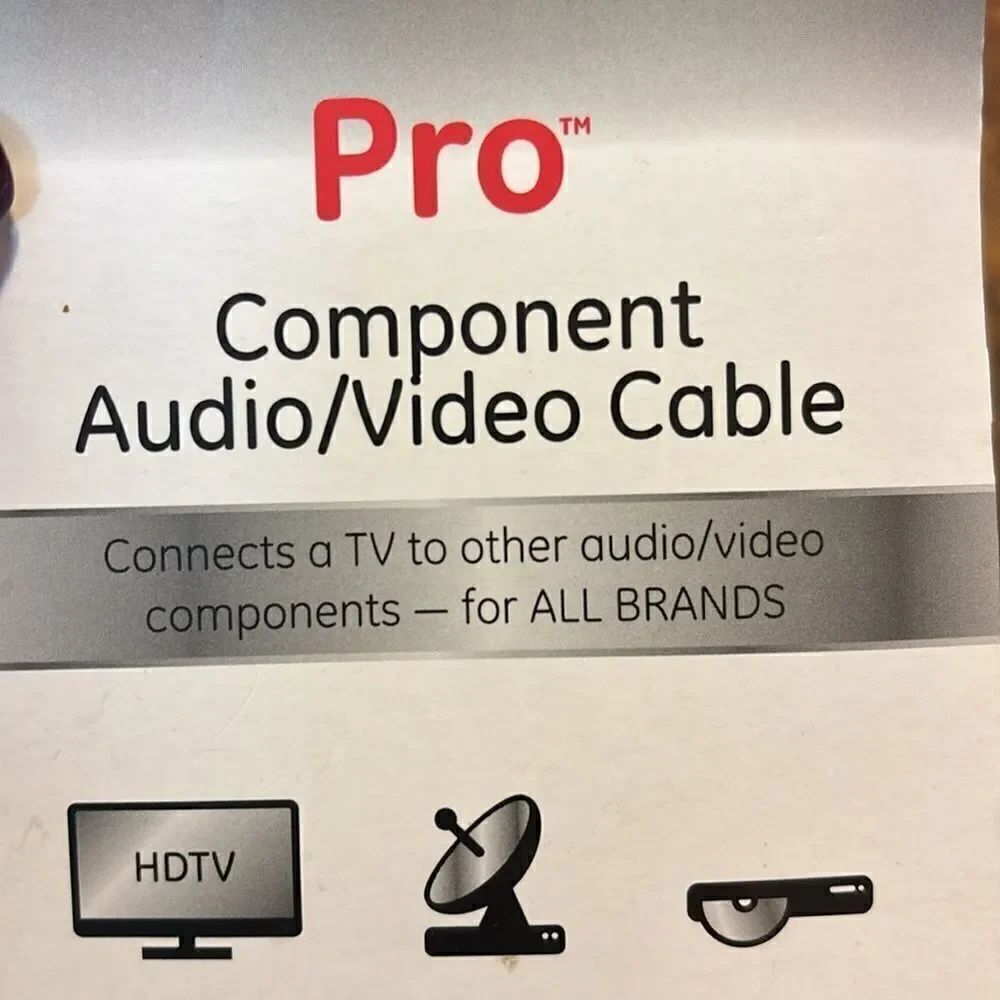 GE 6 ft Pro Component Audio/Video Cable - Picture 5 of 6